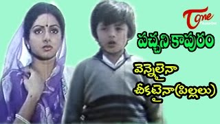 Pachani Kapuram Songs  Vennelainaa Cheekataina  Krishna  Sridevi [upl. by Enymzaj]