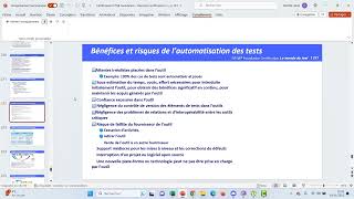 ISTQB Formation 0602Bénéfices et risques de lautomatisation des tests [upl. by Otrebliw]