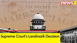 Divorced Muslim Woman Can Seek Alimony  Supreme Courts Landmark Decision  NewsX [upl. by Stanfill]