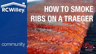 How To Smoke Ribs on a Traeger Grill [upl. by Anivlem]