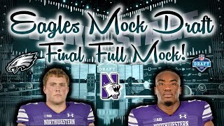 Philadelphia Eagles 2023 Mock Draft 70 From Georgia to Northwestern [upl. by Ronoc]