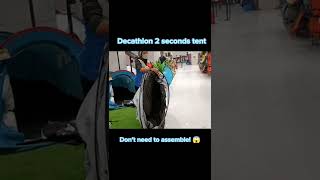 Decathlon 2 seconds tent is amazing No assembly needed campingtents campingtent decathlon [upl. by Faruq502]