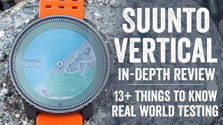 Suunto Vertical InDepth Review Maps Solar WiFi and More [upl. by Ojoj]