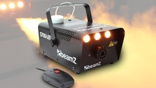 BeamZ S700 Smoke Machine with LED Flame Effect [upl. by Det644]