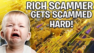 ANGRY Rich Kid Scams Himself Scammer Gets Scammed Fortnite Save The World [upl. by Anoo]