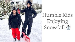 Humble Kid’s Enjoying Snowfall ⛄️  Shinda Grewal  Ekom Grewal  Gippy Grewal [upl. by Amary852]