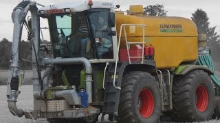 CLAAS XERION 3300  Gülleausbringung  Zunhammer Technik FULL HD [upl. by Alemaj]