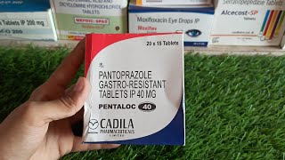 Pantoprazole Gastro Resistant Tablet IP 40 Mg Review in hindi Pentaloc 40 [upl. by Reidar]