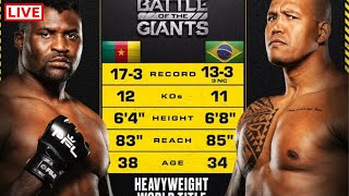 Francis Ngannou vs Renan Ferreira Live Stream  2024 PFL Battle of the Giants Full Fight [upl. by Slrahc]