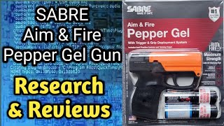 Sabre Aim amp Fire Pepper Gel Gun [upl. by Oettam]