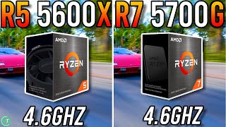 Ryzen 5 5600X vs Ryzen 7 5700G  Tested in 2023 [upl. by Sloan]