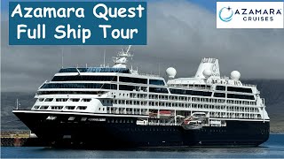 Azamara Quest  Full Ship Tour  June 2024 [upl. by Anez]