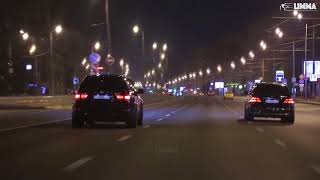 BMW X5M vs ML63 AMG II ШАШКИ В МОСКВЕ II COMBO VINE [upl. by Blight]