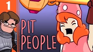 Lets Play Pit People Coop Part 1  Horatio Dies [upl. by Publia]