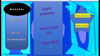 Ujjain  A Short Note for Map Work shortnotes tutorial youtubevideo [upl. by Idonah]