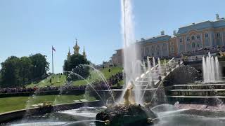 PETERHOF PALACE ST PETERSBURG IN RUSSIA PART 3 OF ST PETERSBURG TOUR [upl. by Faubert426]