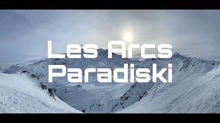 Skiing in Les Arcs 20222023 4K Speed Record [upl. by Keyte395]