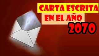 🔴 Carta Escrita en el Año 2070 con Voz en Español [upl. by Lamaaj]