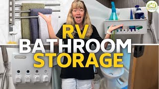 RV Bathroom Organization Made Easy Our Best Storage Tips and Ideas [upl. by Livingston478]