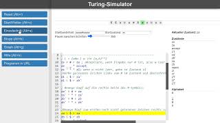 Funktionsweise einer Turingmaschine anhand eines Simulators erklärt [upl. by Trudi]