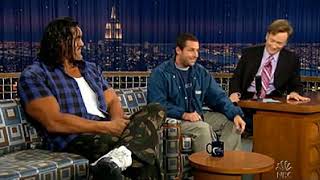 Conan OBrien Adam Sandler amp The Great Khali part2 52605 [upl. by Ellissa989]