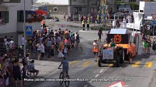 Farvagny 2014 Giron cantonal de jeunesses cortège part 2 filmé en UHD [upl. by Thorlie120]