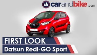 Datsun rediGO Sport First Look  NDTV CarAndBike [upl. by Faubion]