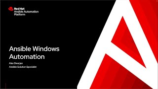 Ansible Windows Automation [upl. by Aridni]