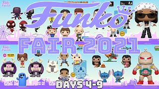 Funko Fair 2021 Reveals Days 49 Marvel Movies TV Animation Disney amp DC [upl. by Aikmat]