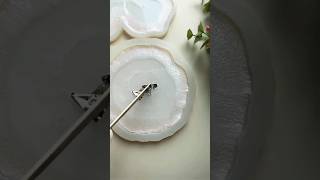 How to make resin coster turns into bowl shorts diy homedecor [upl. by Polard963]