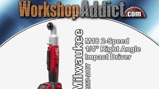 Milwaukee M18 2Speed Right Angle Impact Driver 266721ct [upl. by Euqinomad]