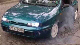 Fiat Bravo 16 16V burnout [upl. by Susie]