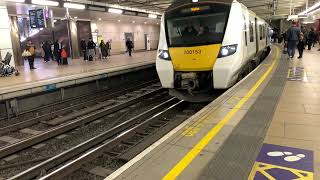 Farringdon waiting for the thameslink  london underground travel [upl. by Iolanthe]