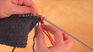 How to Change Colors or balls while knitting [upl. by Zeeba91]