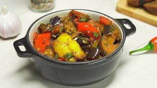 Баклажаны с Курицей ВКУСНО так что Остановиться очень Сложно Рецепт Овощного Рагу [upl. by Arretnahs]