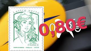 La Poste le prix du timbre augmente et frôle 1€ [upl. by Cryan]