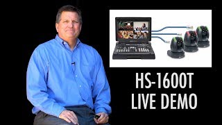 HS1600T Kit Demo  HDBaseT Switcher 3 PTZ Cameras  HD Field Monitor [upl. by Pacifa]