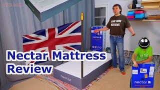 Nectar mattress review  UK memory foam mattress tests  2019 [upl. by Eninaej]