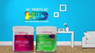 Nerolac Impressions Paints – Beautify your Home amp your HD Impression Paint Wall with low VOC Paints [upl. by Anwahsed77]