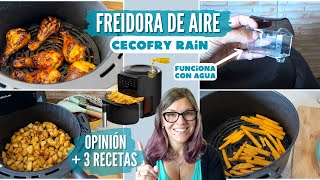 FREIDORA DE AIRE CECOTEC Opiniones FREIDORA CECOFRY Rain Recetas [upl. by Yul]