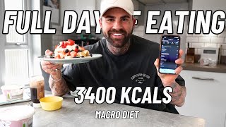 FULL DAY OF EATING  3400 CALORIES [upl. by Gena]