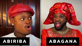 IGBO DIALECTS  Abagana meets Abiriba 😱😂 Madam Theresa  Mc Clockwise [upl. by Leclair]