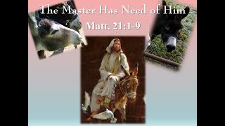 Masters Has Need Of Him  Clif Fox 2024June23  Groesbeck church of Christ [upl. by Cenac]