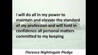 Nightingale Pledge  Hear and Read the Full Text [upl. by Malek]