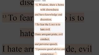 863 proverbs 81214 wordoflife godlywisdom following godswill fearofthelord discernment [upl. by Adriaens]