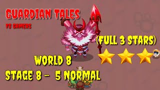 Guardian Tales 85 Normal  100 Complete [upl. by Cinderella]