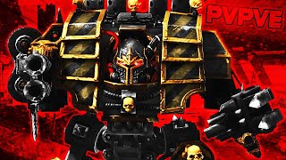 PVPVE with AI – Playing as Chaos Dreadnought ▶ Warhammer 40000  Space Marine Augmented [upl. by Annehs]