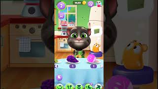 My cute talking Tom 2 😻😍 foryou talkingtom entertainment breakfast [upl. by Kletter715]