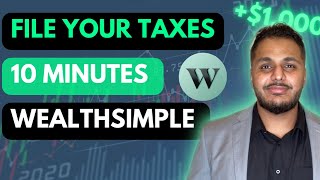 Wealthsimple tax 2024 HOW TO file tax return ONLINE free step by step  Canadian Tax RRSP [upl. by Telocin]