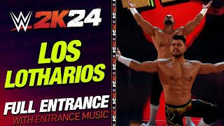 LOS LOTHARIOS WWE 2K24 ENTRANCE  WWE2K24 LOS LOTHARIOS ENTRANCE THEME [upl. by Farkas]